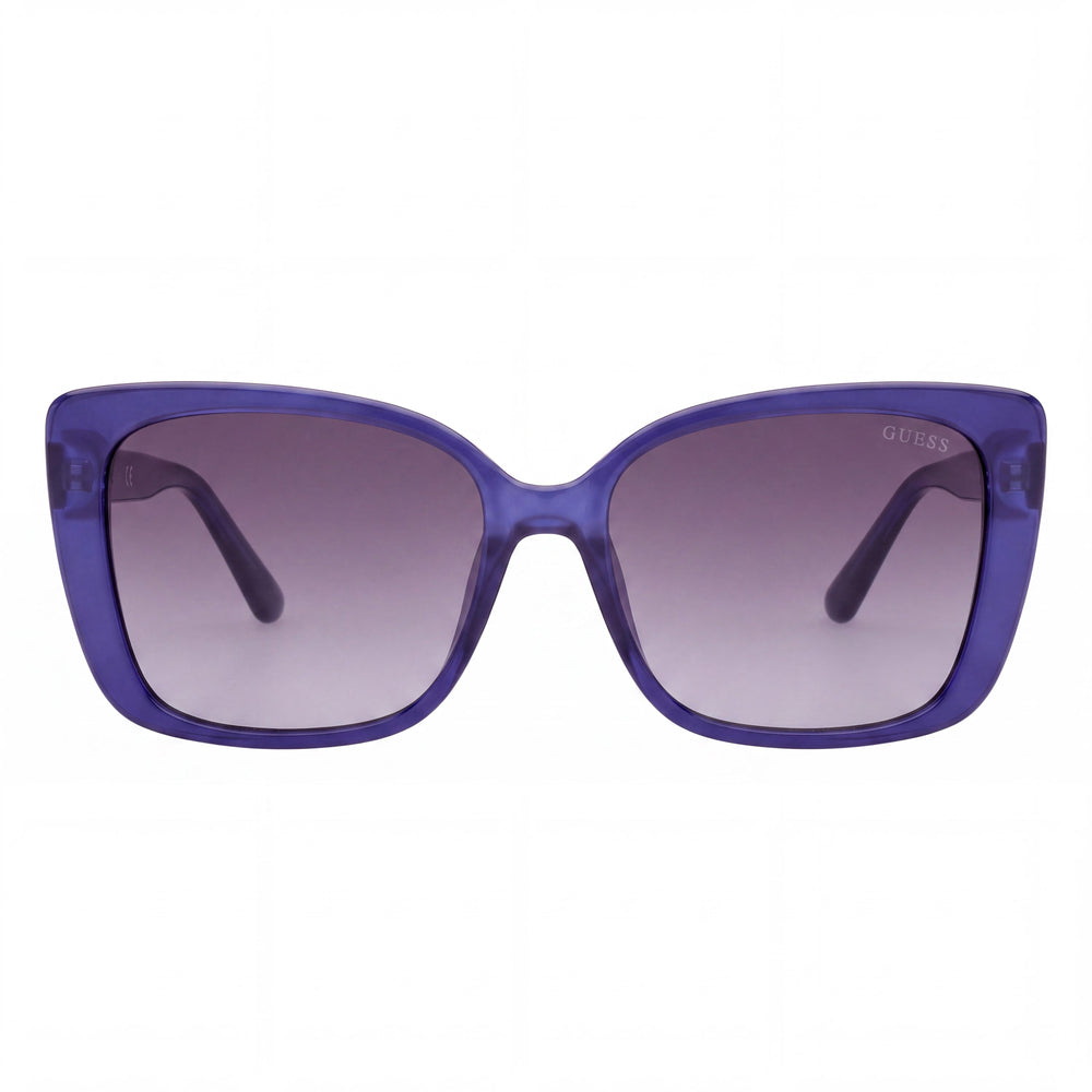 Guess GU7829 Butterfly Sunglasses for Women — front view, Injected frame