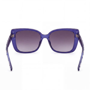 Guess GU7829 Butterfly Sunglasses for Women — interior view, Non-Polarized lens detail