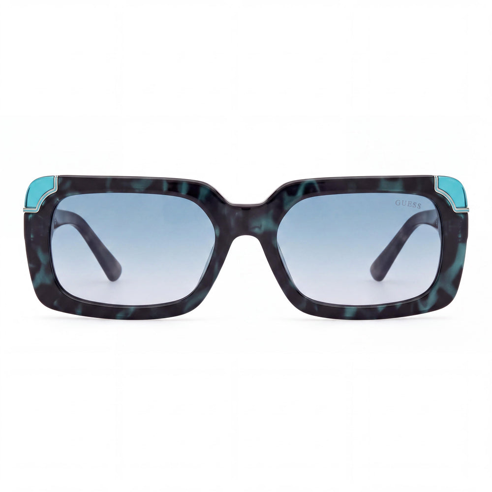 Guess Gu784189w Rectangle Sunglasses for Women — front view, Plastic frame