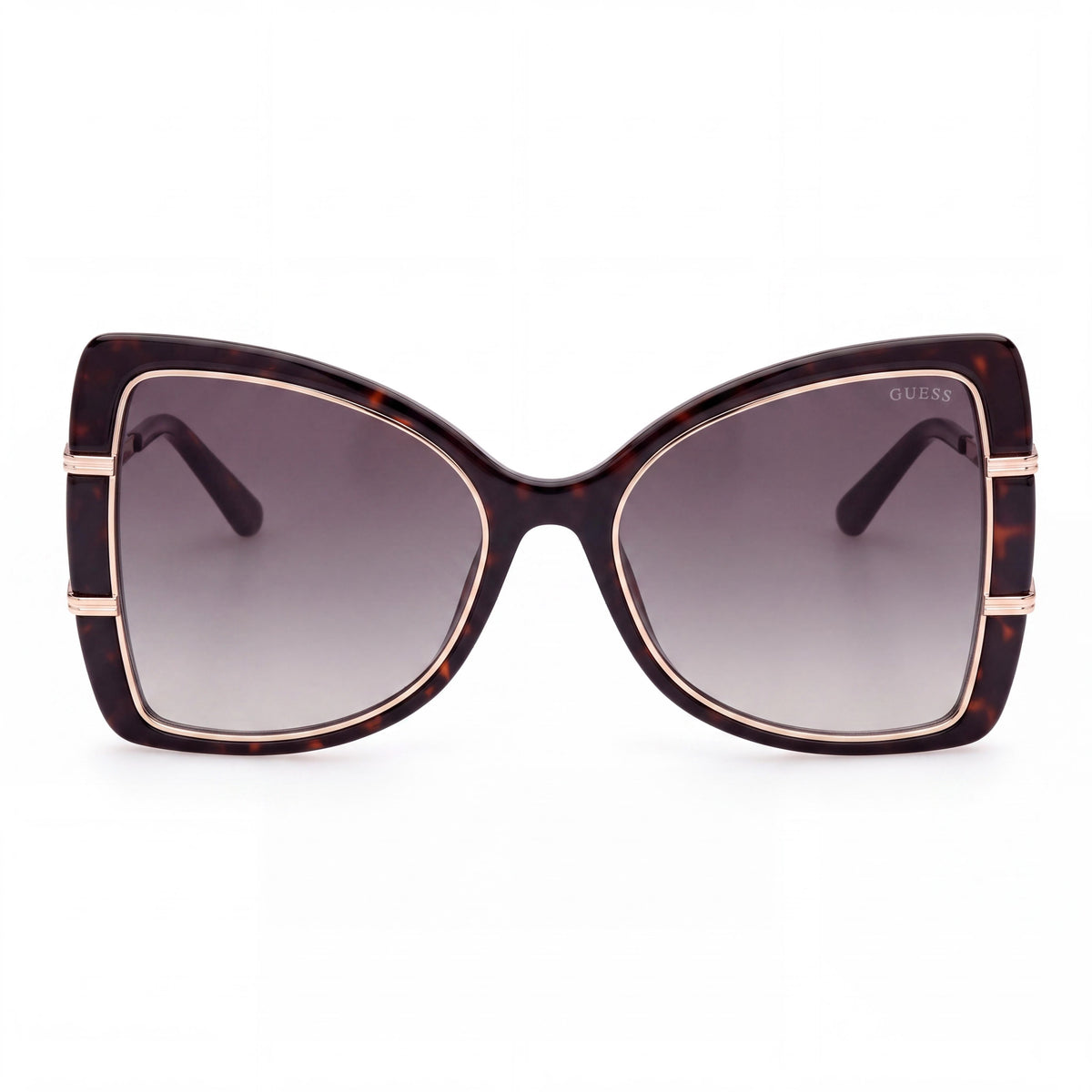 Guess GU7853 Dark Havana Butterfly Sunglasses for Women, 58mm, Photo 2