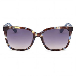 Guess GU7865 Rectangle Sunglasses for Women — front view, Polycarbonate frame