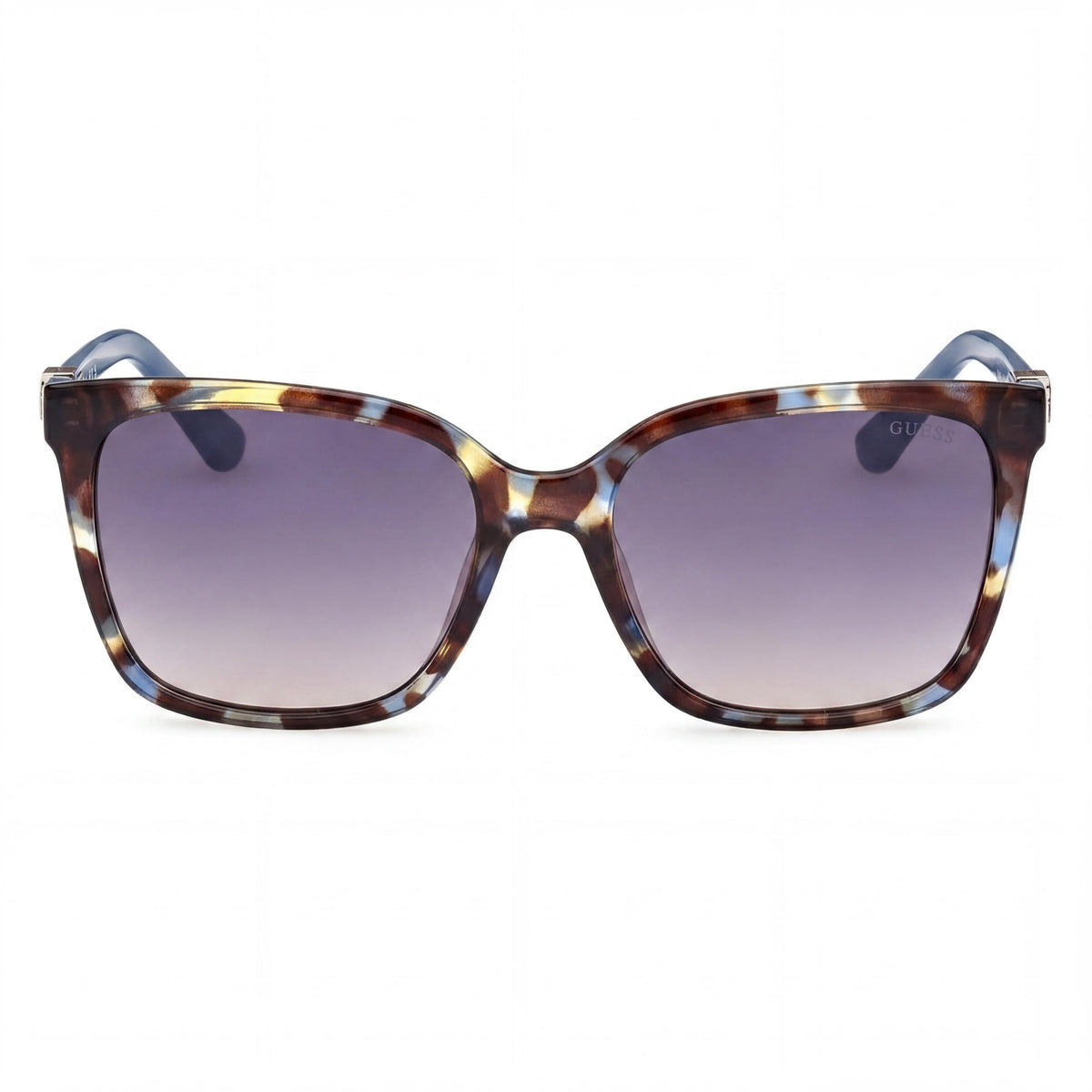 Gafas de sol rectangulares Guess GU7865 para mujer, degradado azul ahumado, 57 mm, Photo 2