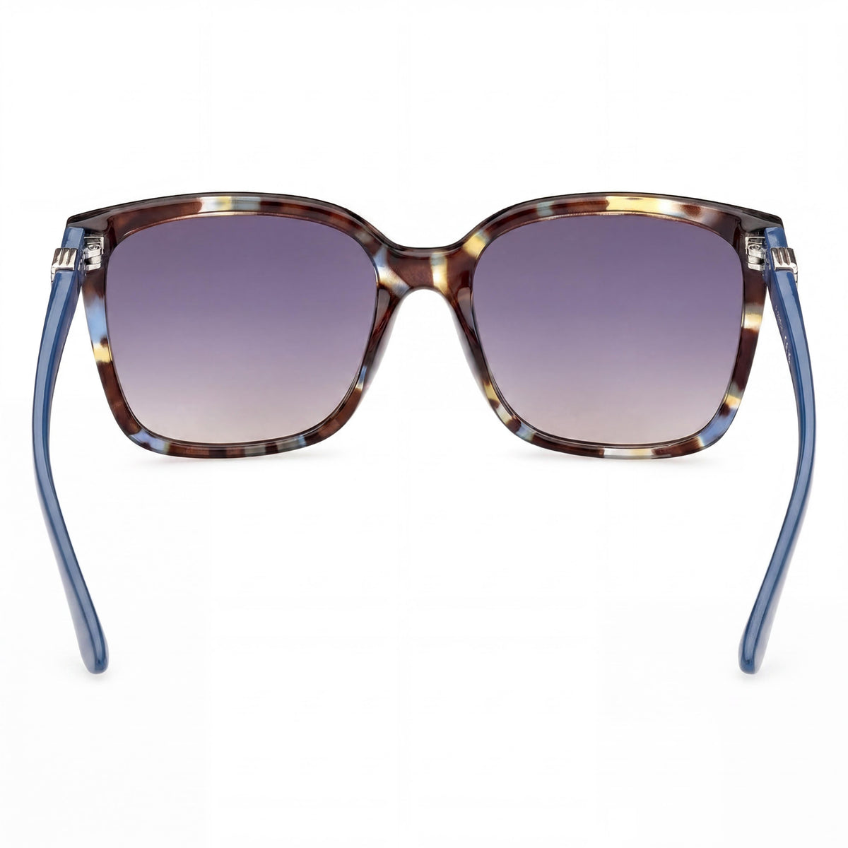 Gafas de sol rectangulares Guess GU7865 para mujer, degradado azul ahumado, 57 mm, Photo 4
