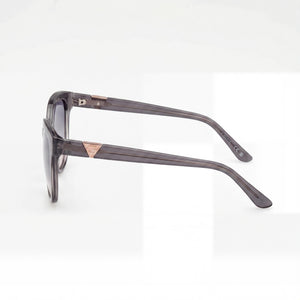 Guess GU7877-5620W Oval Sunglasses Women — side view, Non-Polarized Grey Gradient lens