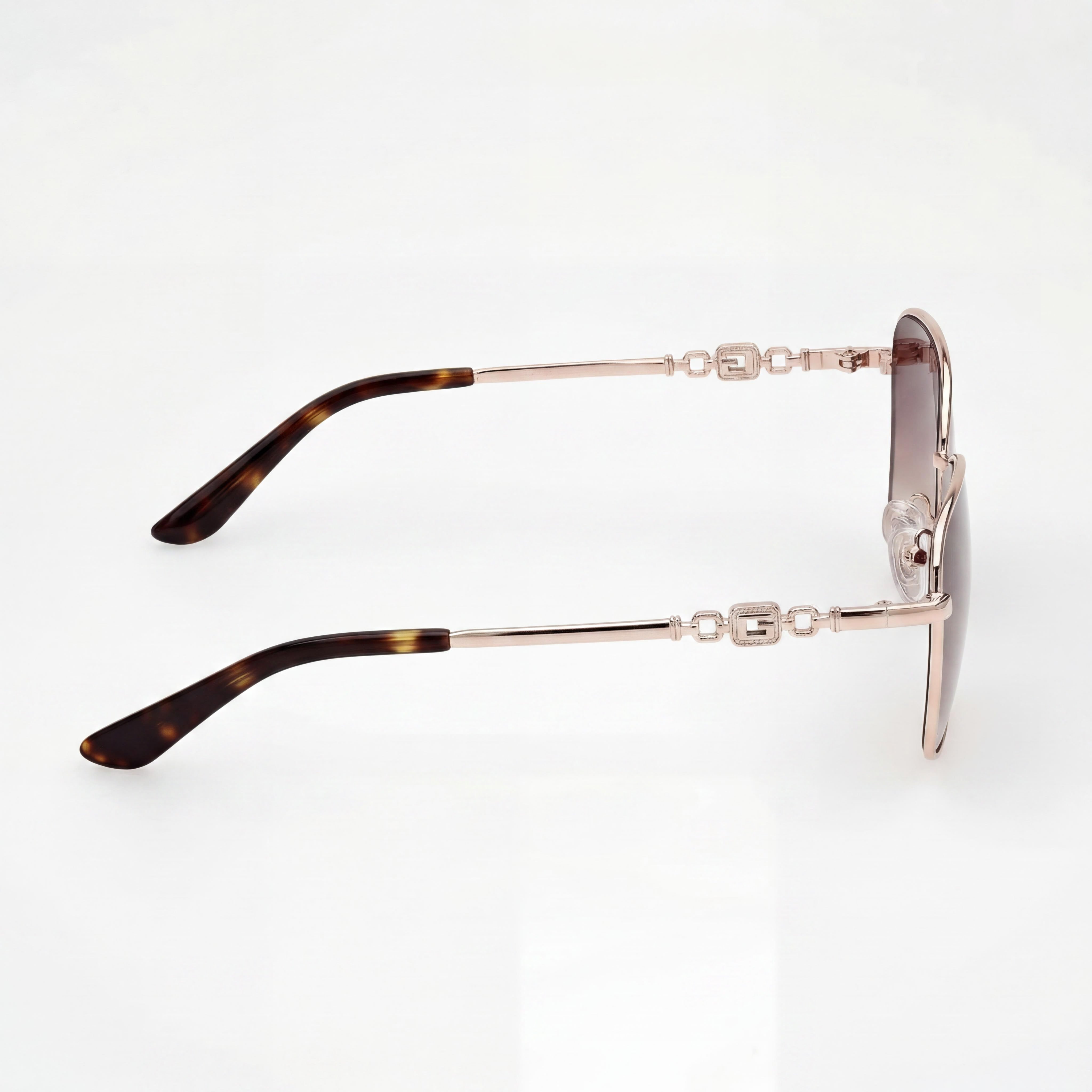 Guess GU7884 Pale Gold Rectangle Gradient Sunglasses for Women, 57mm, Photo 3