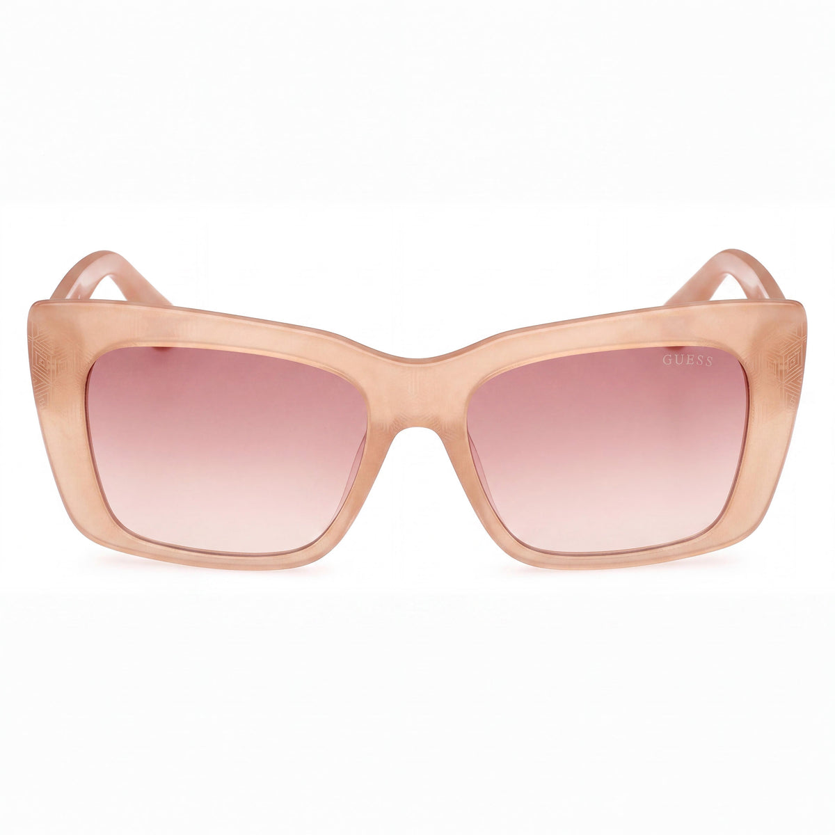Guess GU7890 Glossy Beige Rectangle Sunglasses Unisex, 55mm, Photo 2