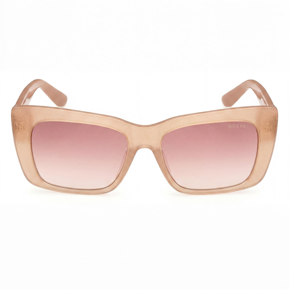 Guess GU7890 Glossy Beige Cat Eye Sunglasses, 55mm, Photo 2