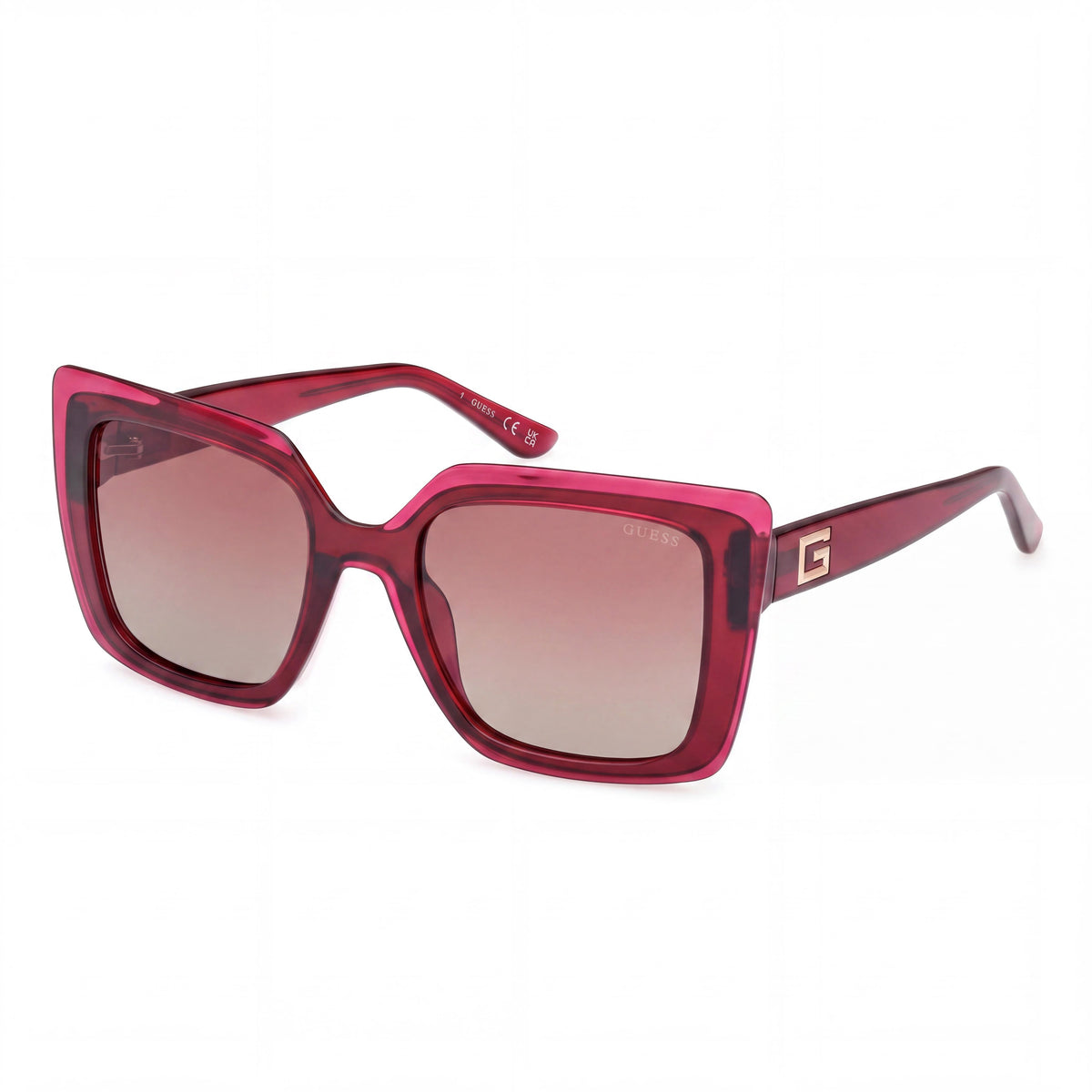 Gafas de sol para mujer Guess GU7908-5269T estilo ojo de gato, rojas, 52 mm, Photo 1