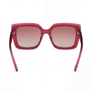 Guess GU7908-5269T Cat Eye Sunglasses Women — side view, Non-Polarized Red lens