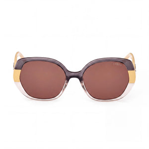 Guess GU7911 Round Sunglasses for Women — front view, Plastic frame
