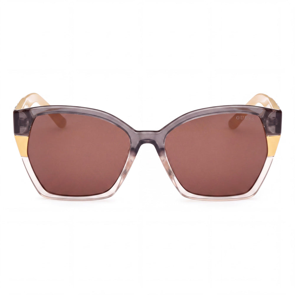 Guess Gu7912 Cat Eye Sunglasses for Women — front view, Polycarbonate frame