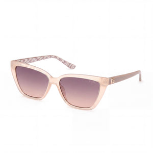 Guess GU7919 Beige Cat Eye Sunglasses for Women, Gradient Beige lens