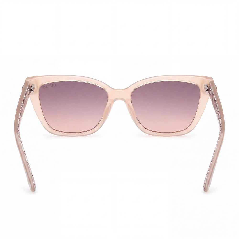 Guess GU7919 Cat Eye Sunglasses Women — side view, Non-Polarized Gradient Beige lens