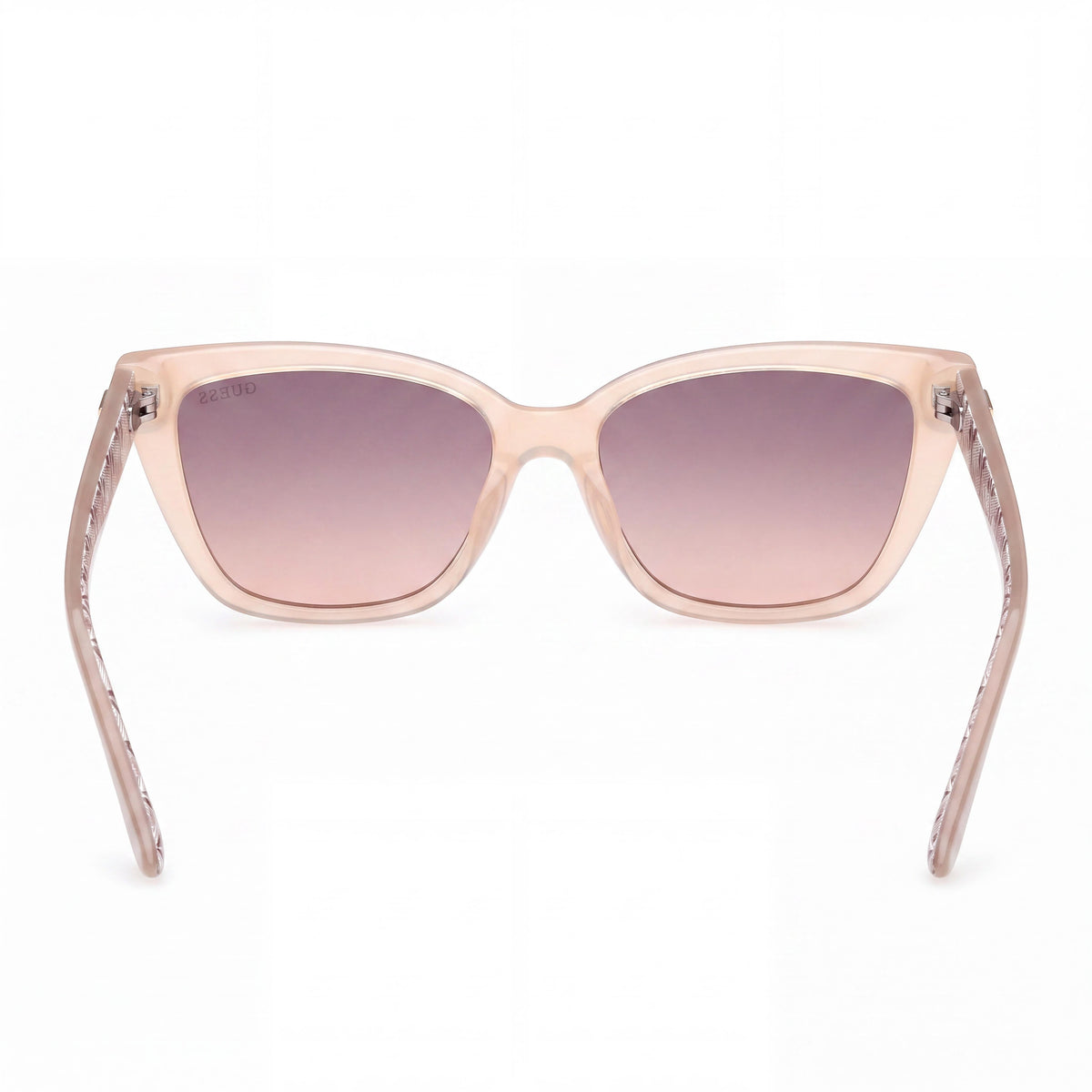 Gafas de sol tipo ojo de gato para mujer GUESS GU7919, montura de plástico beige, lentes degradadas beige, protección UV 58mm, Photo 3
