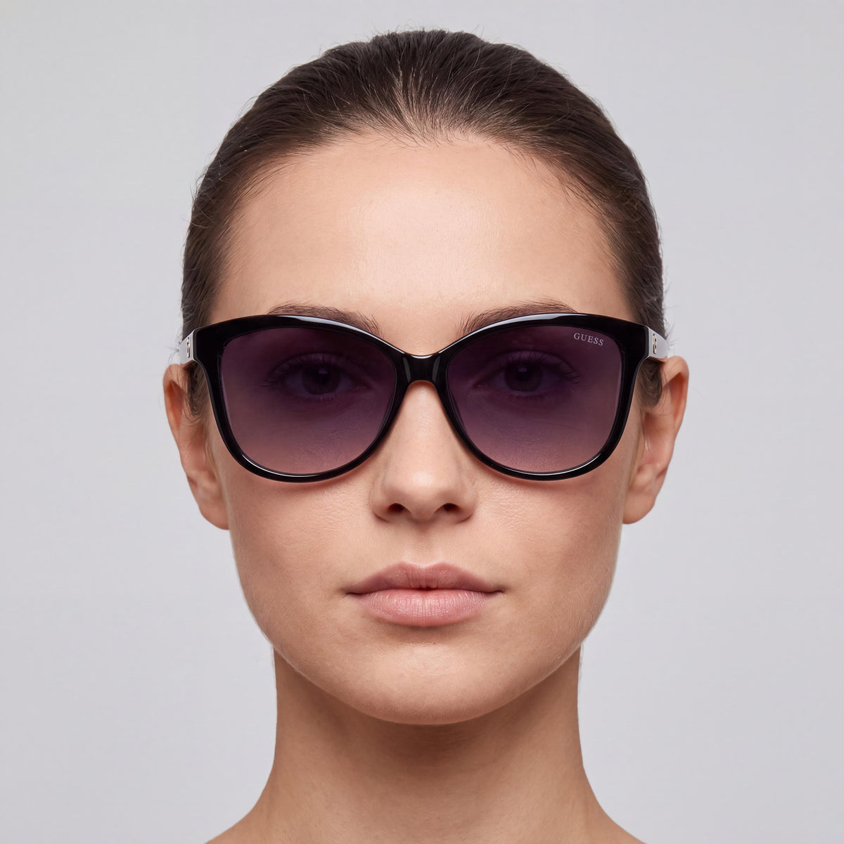 Gafas de sol Guess GU7920 redondas para mujer, negro brillante, 58 mm, Photo 4