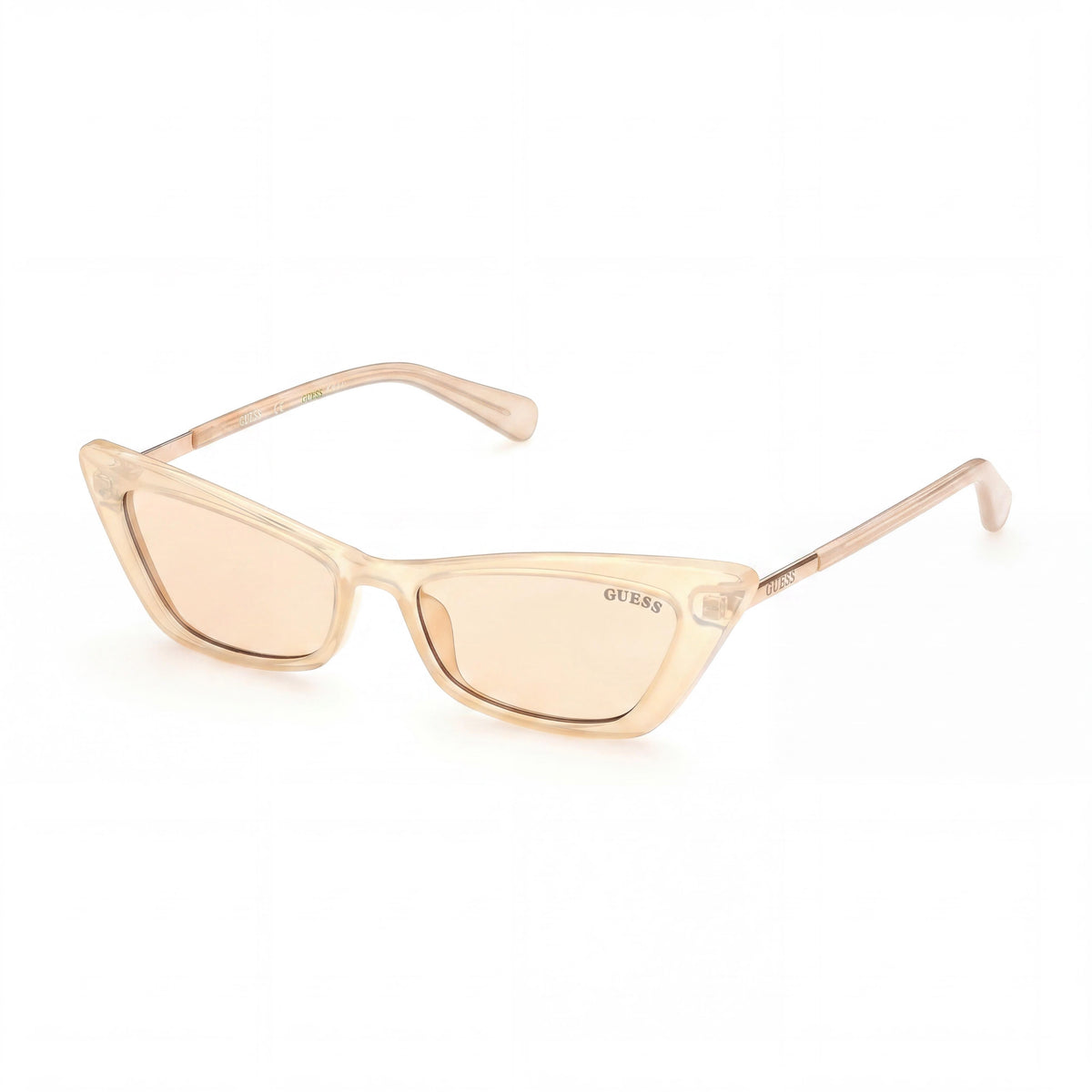 Guess GU8229 Beige/Brown Cat Eye Sunglasses for Women, 53mm, Photo 1