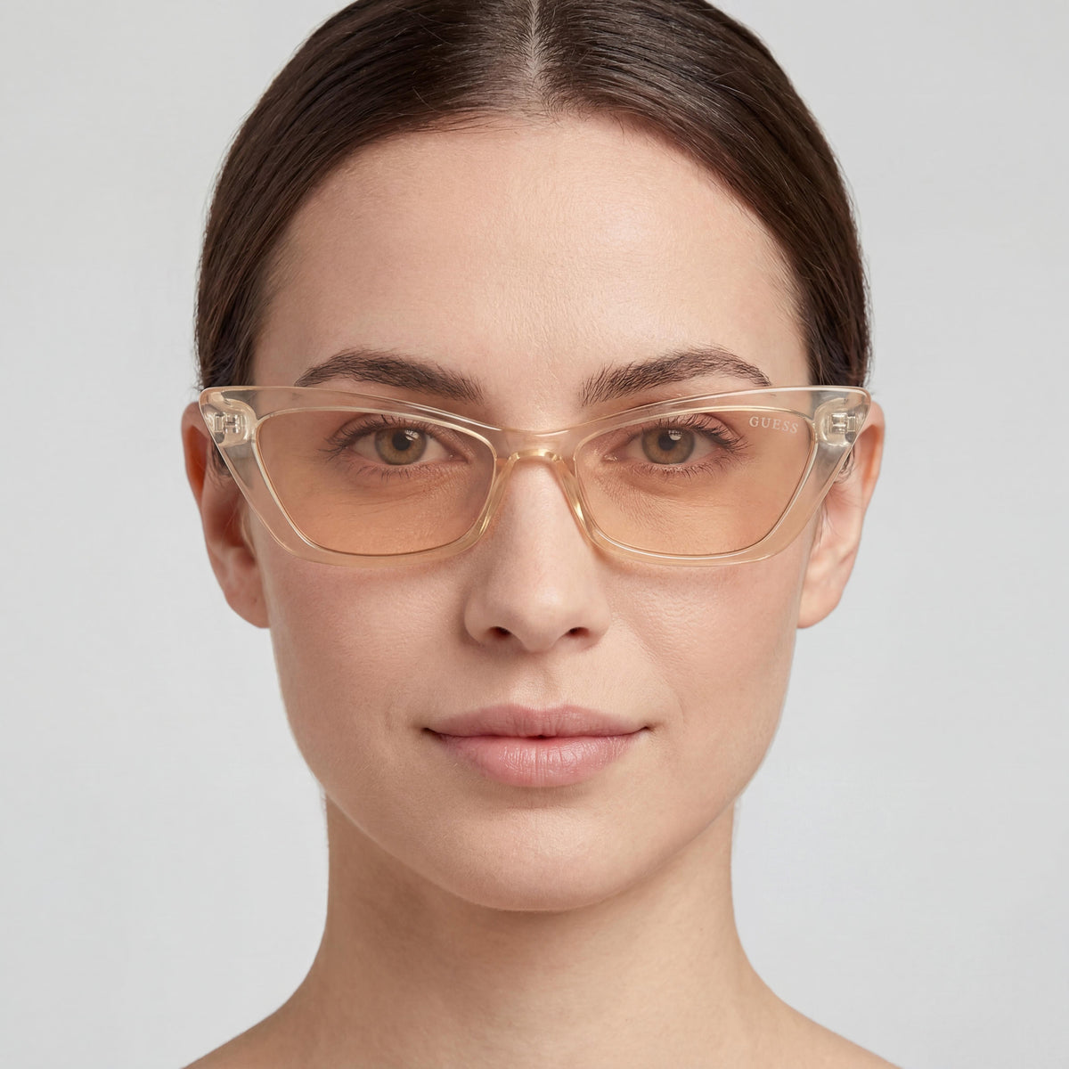 Guess GU8229 Beige/Brown Cat Eye Sunglasses for Women, 53mm, Photo 5