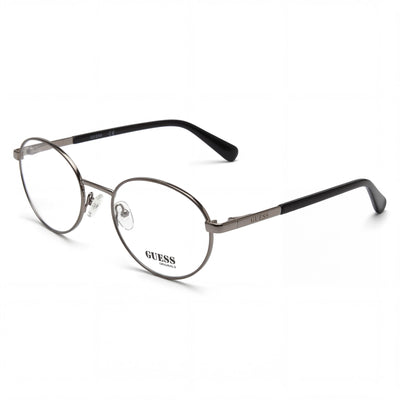 Guess GU8239 Black Round Eyeglasses Unisex, Metal frame