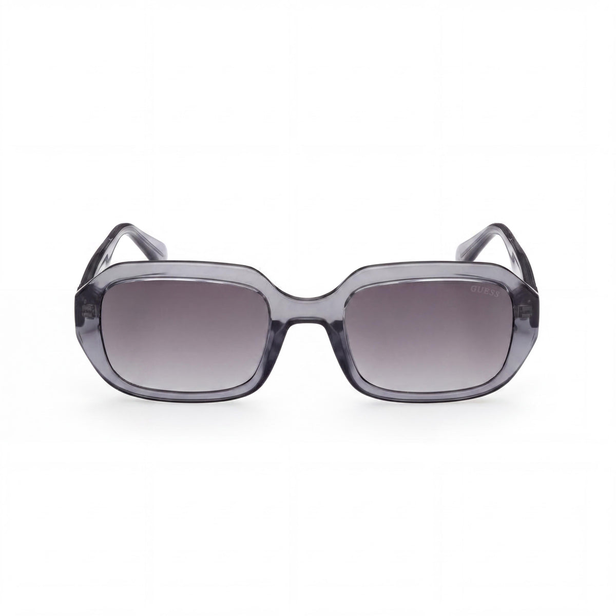 Gafas de sol rectangulares unisex Guess GU8244 gris oscuro transparente, 55 mm, Photo 2