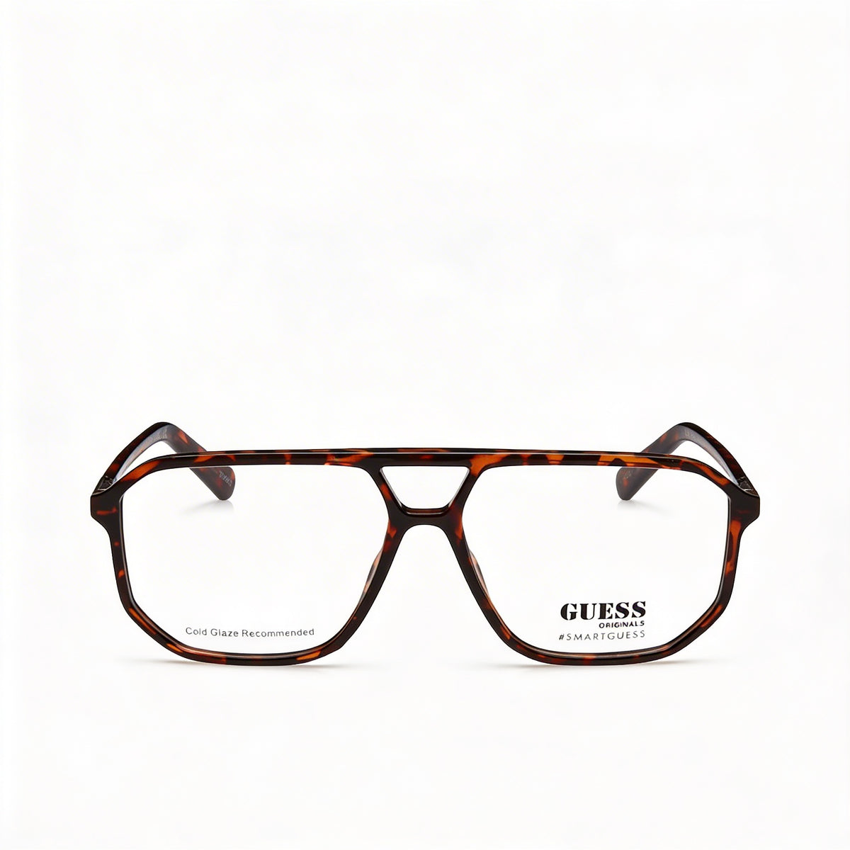 Gafas graduadas Guess GU8252 Dark Havana rectangulares para mujer, Photo 2
