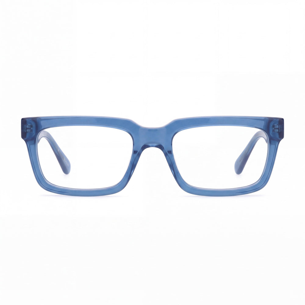 Guess GU8253 Rectangle Eyeglasses for Unisex — front view, Plastic