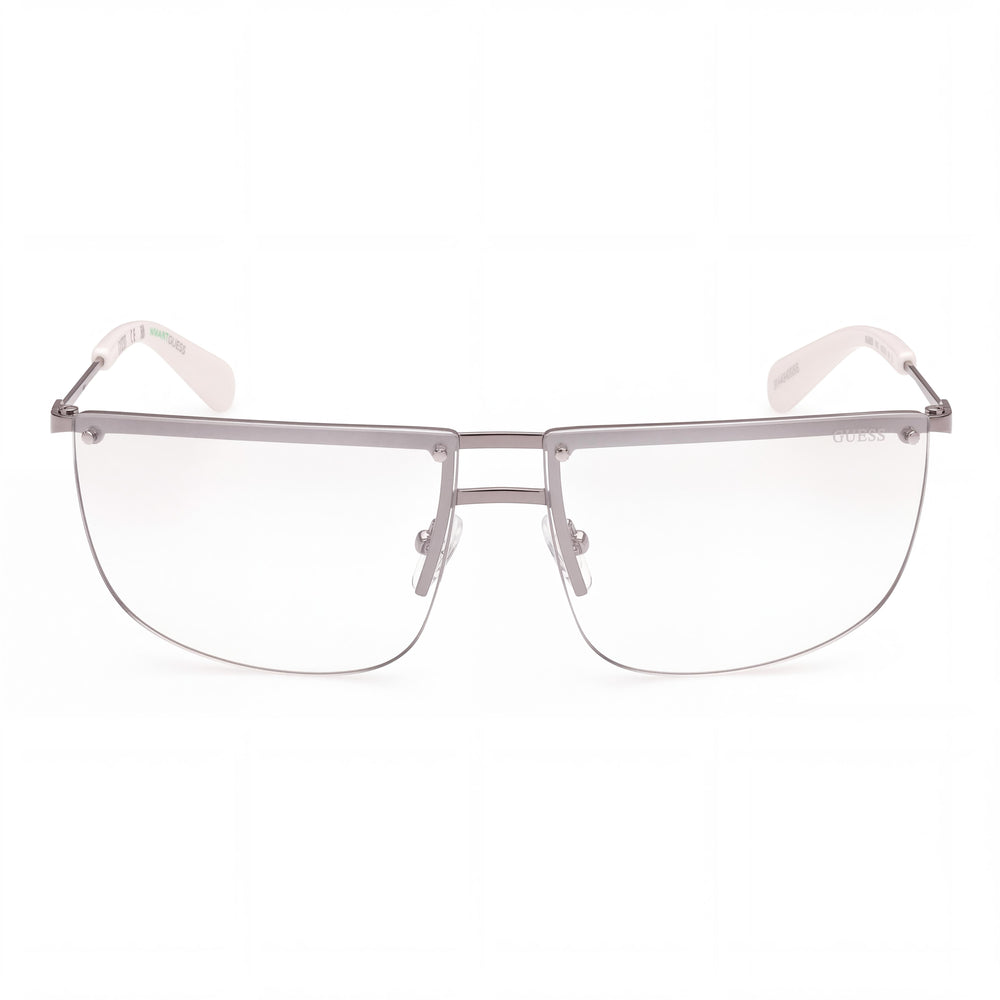 Guess GU8256 Rectangle Eyeglasses for Men — front view, Plastic