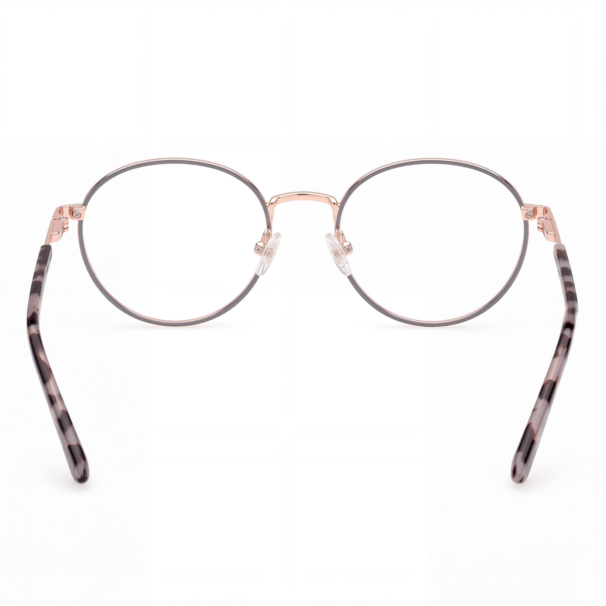 Gafas graduadas redondas Guess GU8274 de color oro rosa brillante para mujer, 47 mm, Photo 2