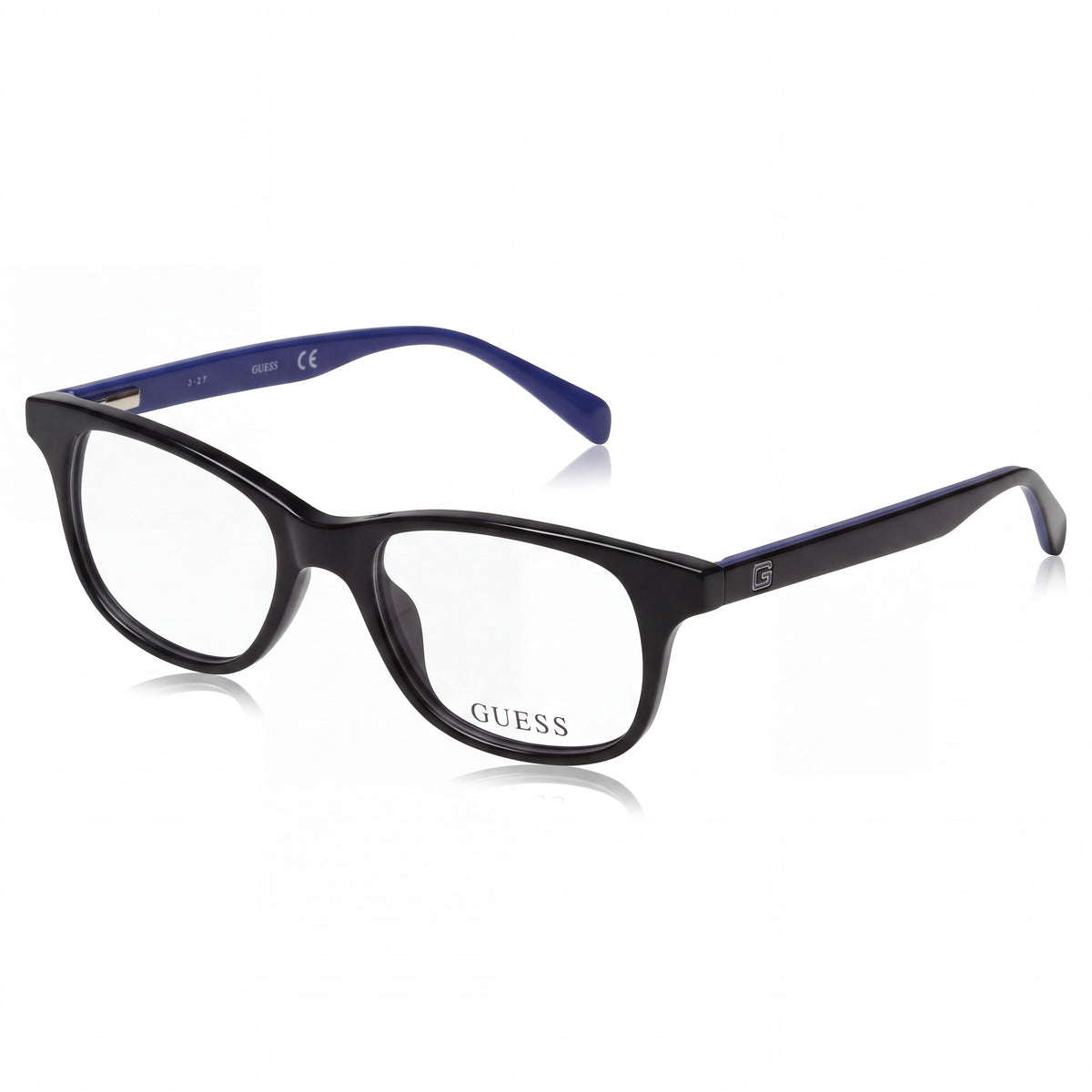 Gafas graduadas GUESS 9163 Unisex para niños, negras, compuestas, no polarizadas, 46 mm, Photo 1