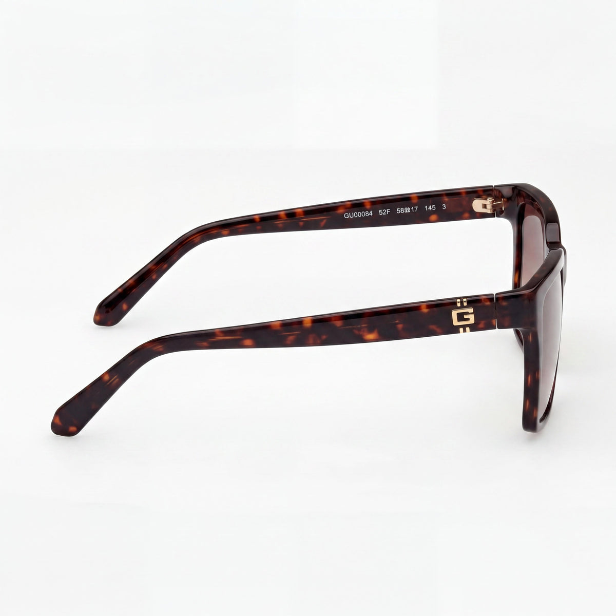 Guess Dark Havana (Brown) Square Polarized Sunglasses Unisex, Photo 3