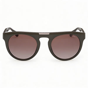 Guess Maverick Round Sunglasses for Men — front view, Plastic frame