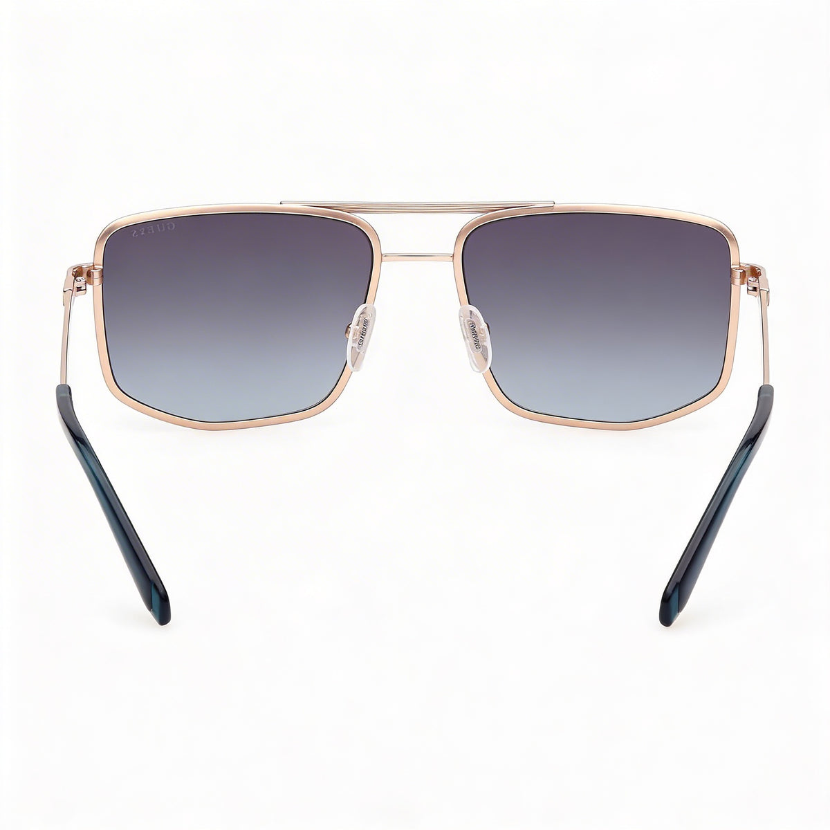 Guess Metal Navigator Gold Rectangle Sunglasses for Women, 57mm, Photo 3