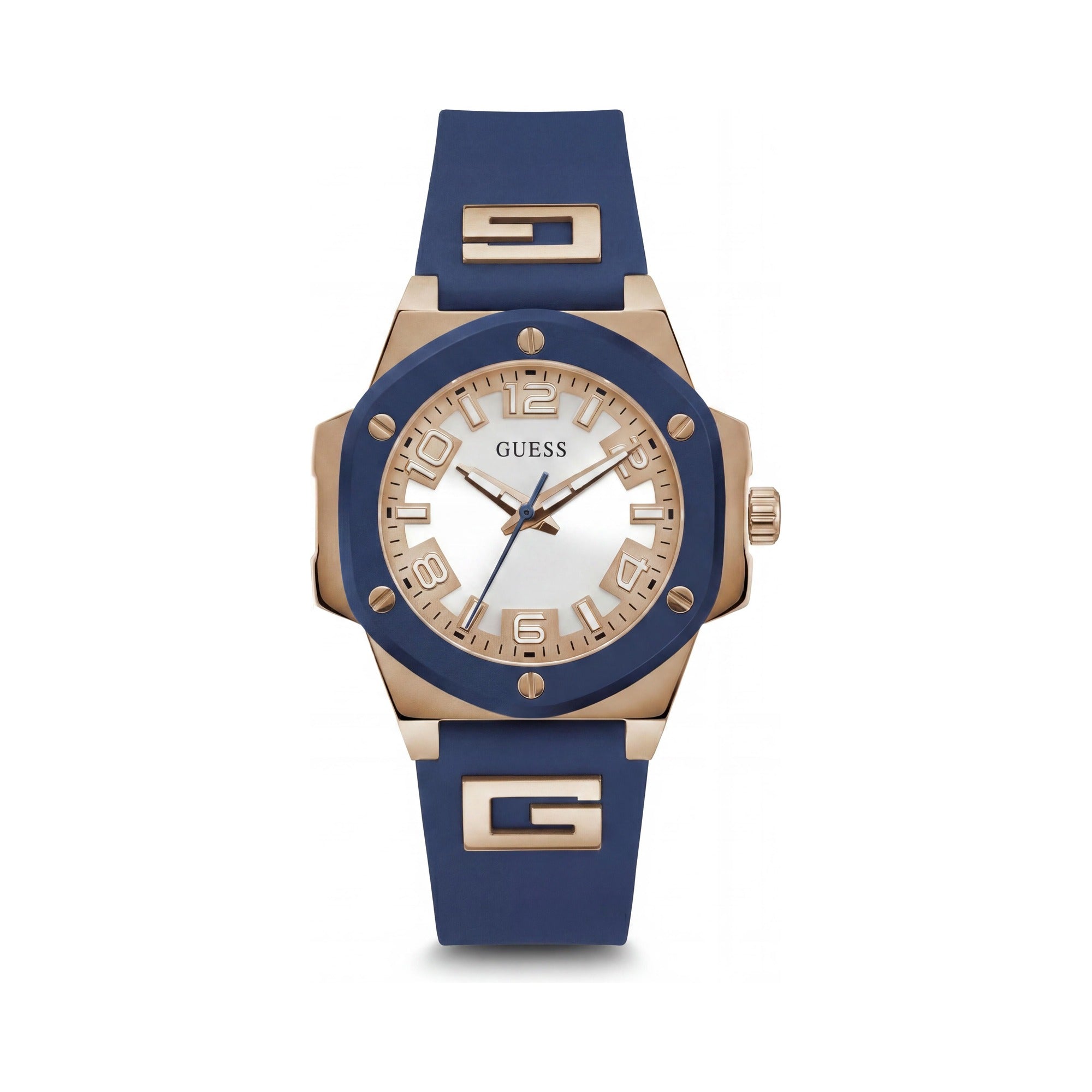 Reloj Guess Modern para mujer, esfera azul, acero inoxidable, 38 mm, Photo 1