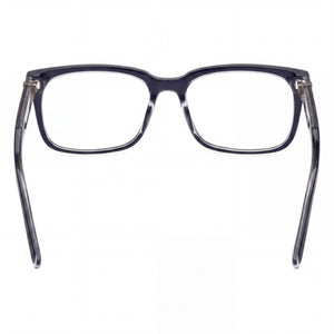 Guess Modern Rectangle Eyeglasses Women — side view, Blue Plastic temples