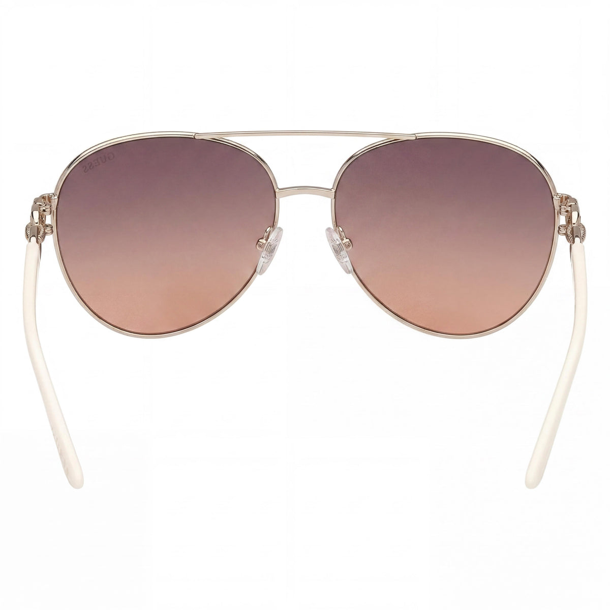 Guess Modern Pale Gold Aviator Sunglasses for Men, 61mm, Photo 3