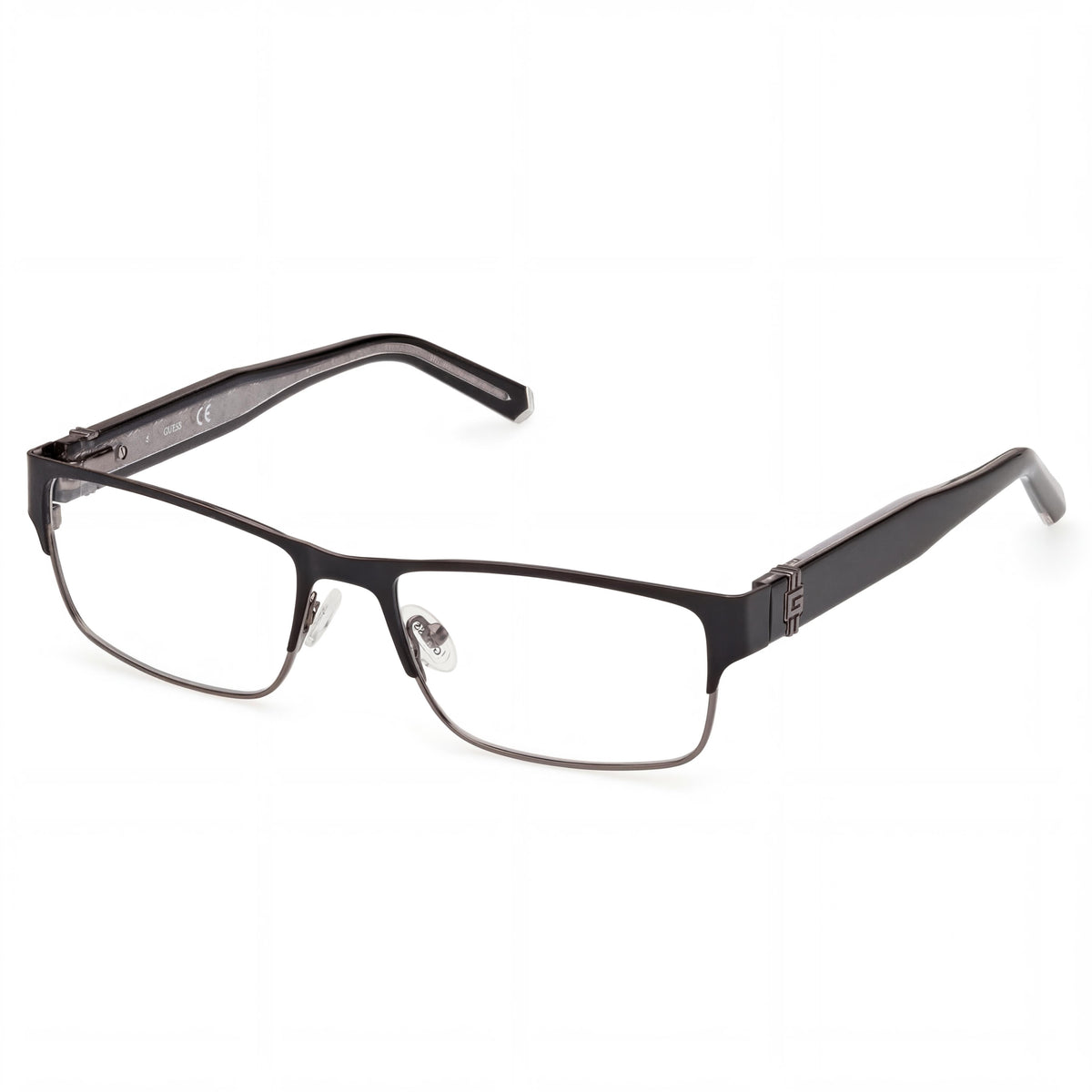 Guess Modern GU50082 Matte Black Rectangle Eyeglasses for Women, 56mm, Photo 1