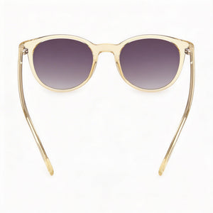Guess Modern Oval Sunglasses Women — side view, Non-Polarized Grey lens