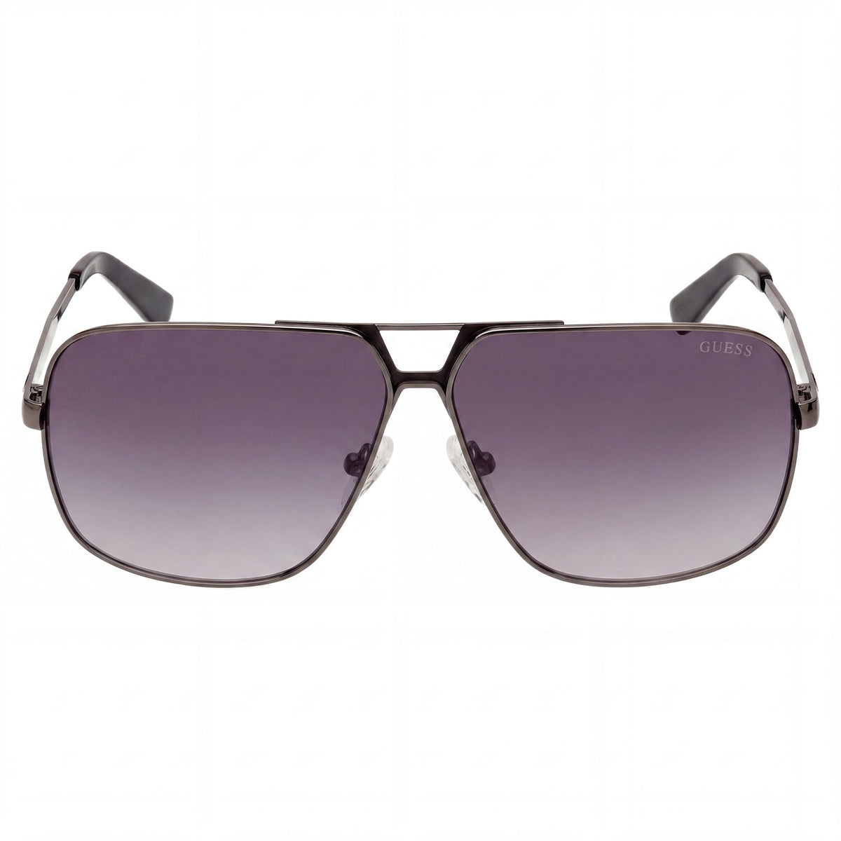 Gafas de sol tipo aviador para mujer Guess Navigator en color gris plomo brillante, 61 mm, Photo 2