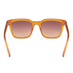 Guess Rectangle Sunglasses Unisex — side view, Clear demo lens