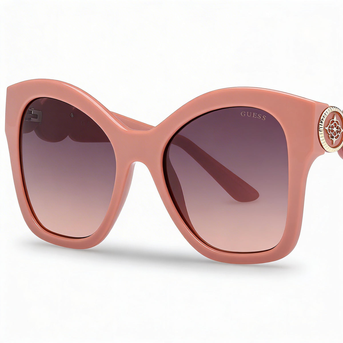 Gafas de sol Guess GU00197 para mujer, diseño de mariposa, rosa brillante, 55 mm, Photo 3