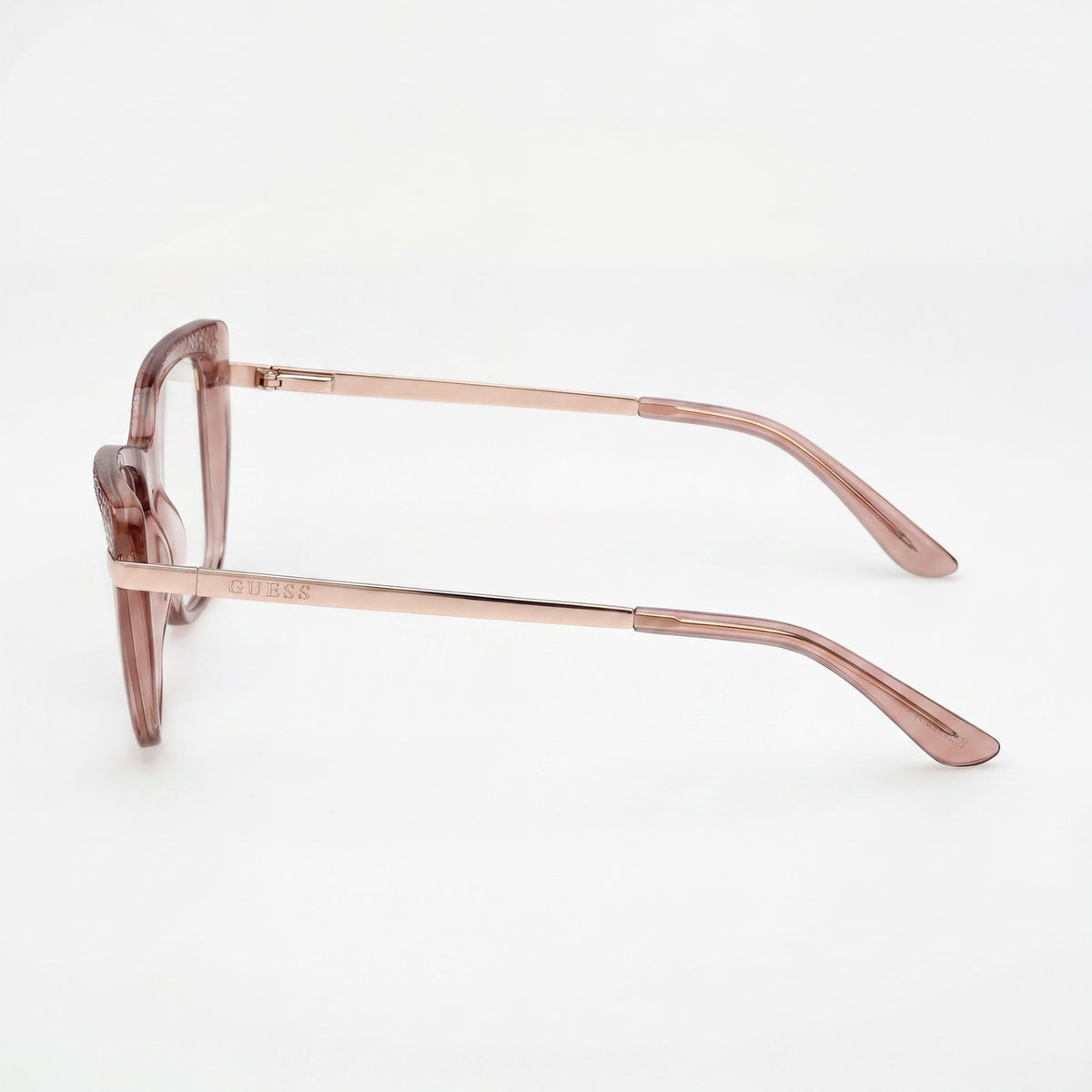 Gafas Ojo de Gato Guess Beige Brillante para Mujer, Plástico 54mm, Photo 2