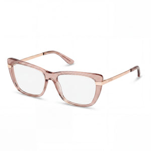 Guess Pink Cat Eye Eyeglasses for Women, Plastic frame