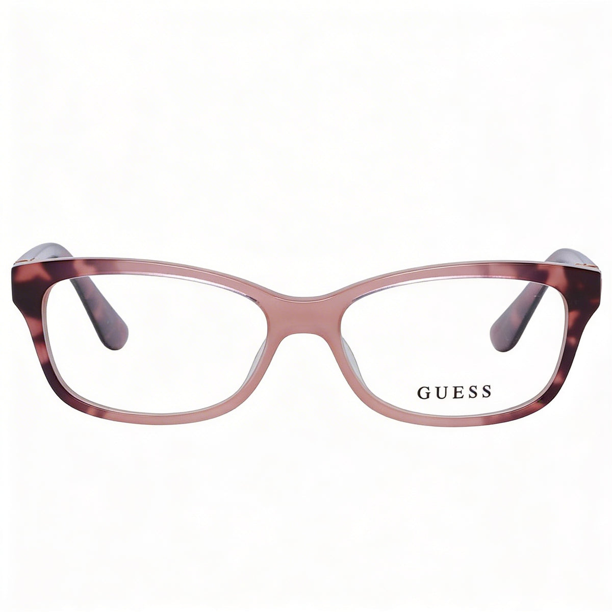 Guess Pink Rectangle Eyeglasses for Women, Plastic 50mm, Photo 2