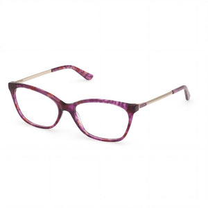 Guess Pink Rectangle Eyeglasses for Women, Plastic frame