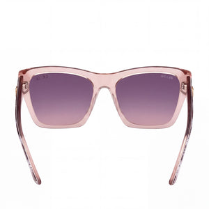 Guess Quadratisch Cat Eye Sunglasses Women — side view, Violet lens