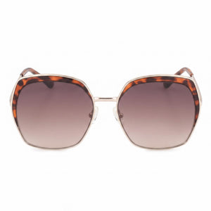 Guess Retro Oval Sunglasses for Women — front view, Metal frame