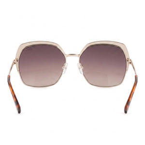 Guess Retro Oval Sunglasses for Women — interior view, Non-Polarized lens detail