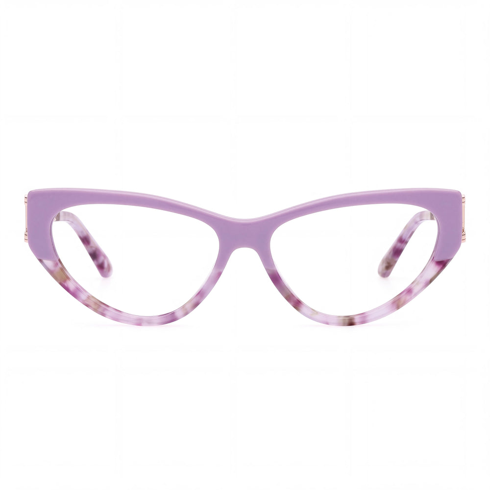 Guess S0373851 Cat Eye Eyeglasses for Women — front view, Plastic