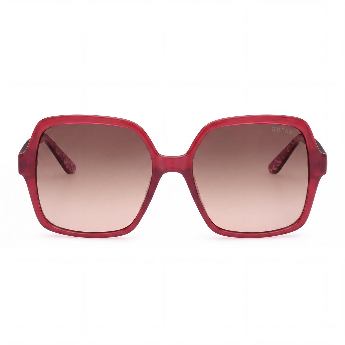 Gafas de sol Guess cuadradas brillantes color burdeos, unisex, 57 mm, Photo 2
