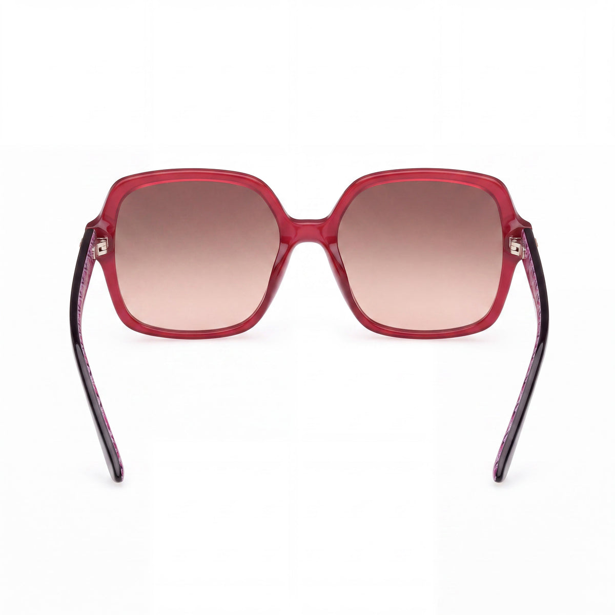 Gafas de sol Guess cuadradas brillantes color burdeos, unisex, 57 mm, Photo 3