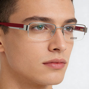 Guess Silver Eyeglasses Unisex — lifestyle wear, office and reading